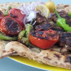 A picture of Afghani Kabab/Irani Kabab.