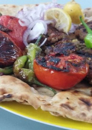 A picture of Afghani Kabab/Irani Kabab.