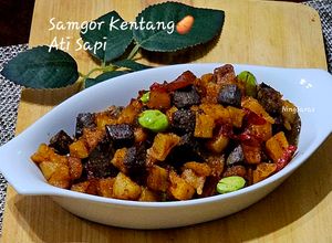 Foto resep Sambal Goreng Kentang🥔Hati Sapi😋_ (Keringan/ Tanpa Santan🥥)