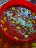 Pumpkin Beetroot sweet corn Thick soup
