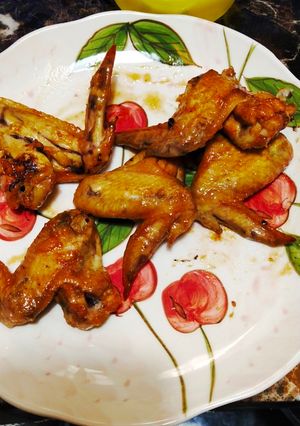 Foto resep (Salin dari) Spicy garlic chicken wings