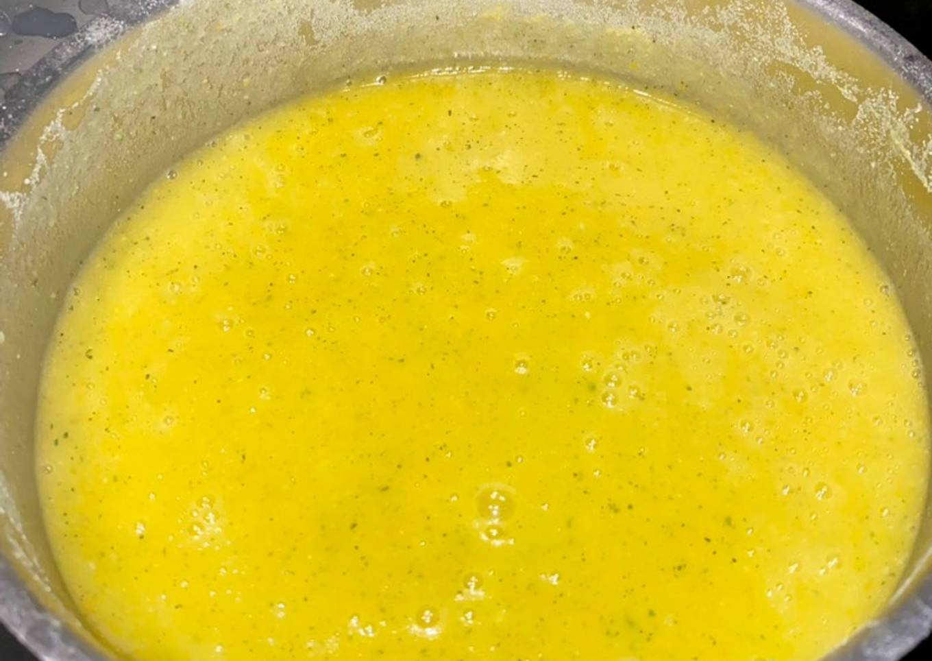 Crema de calabacín, patata y zanahoria