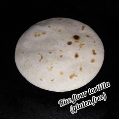 A picture of Rice flour tortilla (gluten free).