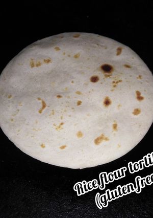 A picture of Rice flour tortilla (gluten free).