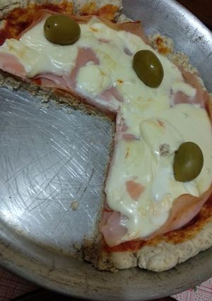 Una foto de Pizzeta con harina integral 🍕