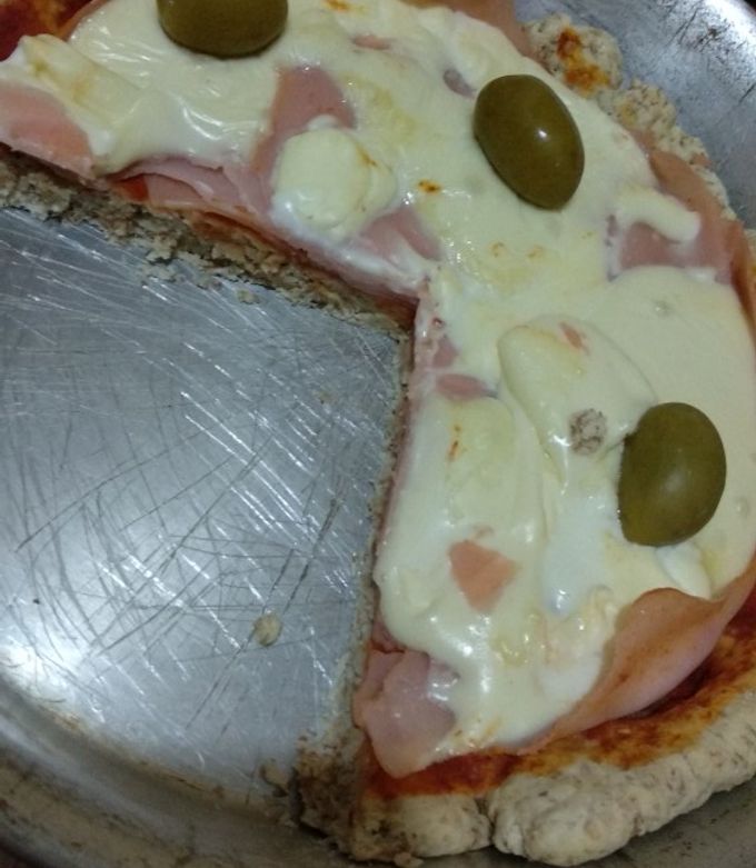 Una foto de Pizzeta con harina integral 🍕
