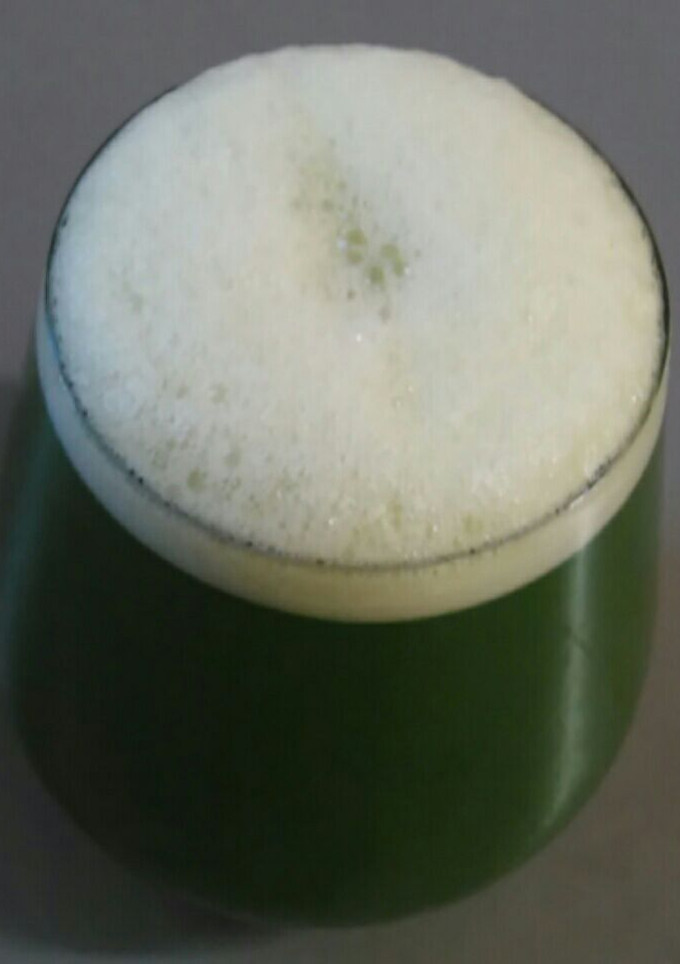 A picture of Chilled cucumber juice.