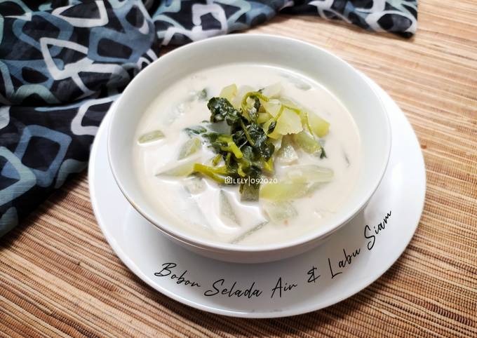 Bobor Selada Air & Labu Siam