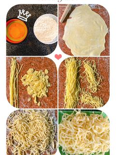 Hình của món Ăn dặm - Mì trứng tươi.