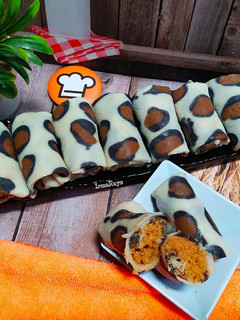 Foto resep Dadar Gulung Leopard (Gluten Free)