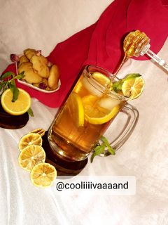 عکسی از دستور آیس تی لیمویی نعنایی