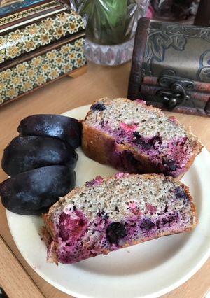 Gyümölcsős piskóta (liszt és cukormentes) recept fotója