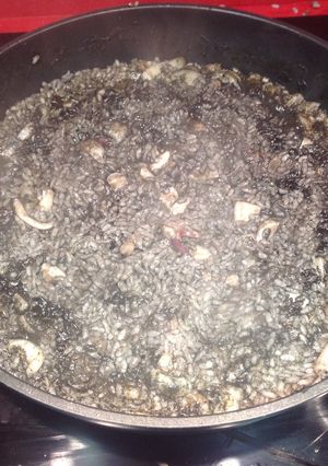 Una foto de Arroz negro