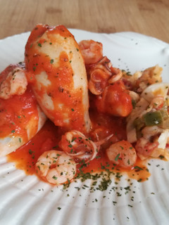 Una foto de Calamares Rellenos
