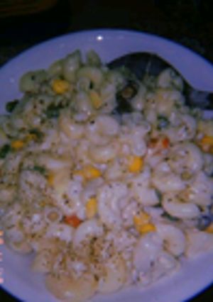 A picture of White pasta.