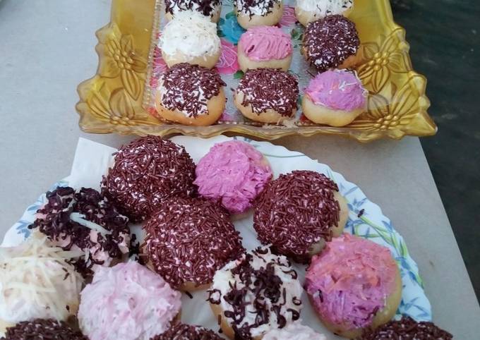Cara Gampang Membuat Donat mini potato no telur Anti Gagal