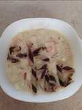 Custard with Apple