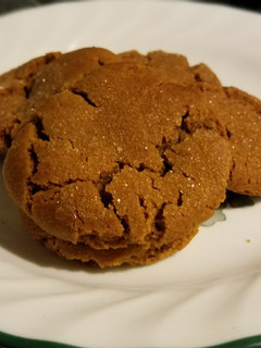 A picture of Dad's Favorite Molasses Cookies.