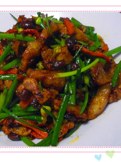 [亨氏番茄醬]豆豉炒韭菜花 的食譜成品照片