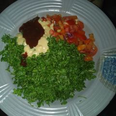 A picture of Paisley salad.
