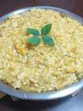 Risoto de arroz arbóreo, frango e legumes
