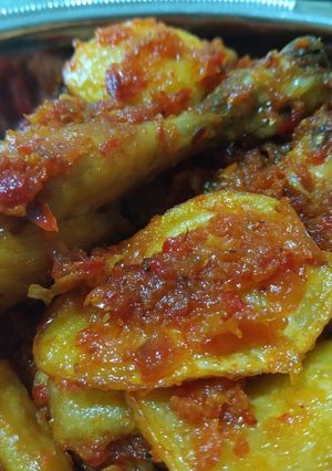 Foto resep Ayam sambal bawang tomat