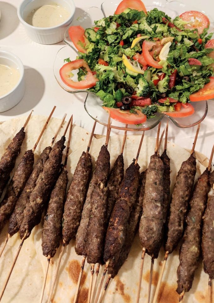 صورة لوصفة كباب بالفرن