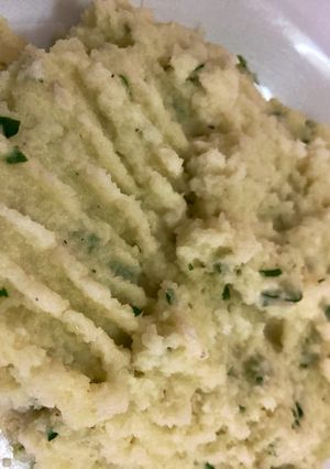 Una foto de Keto puré de coliflor