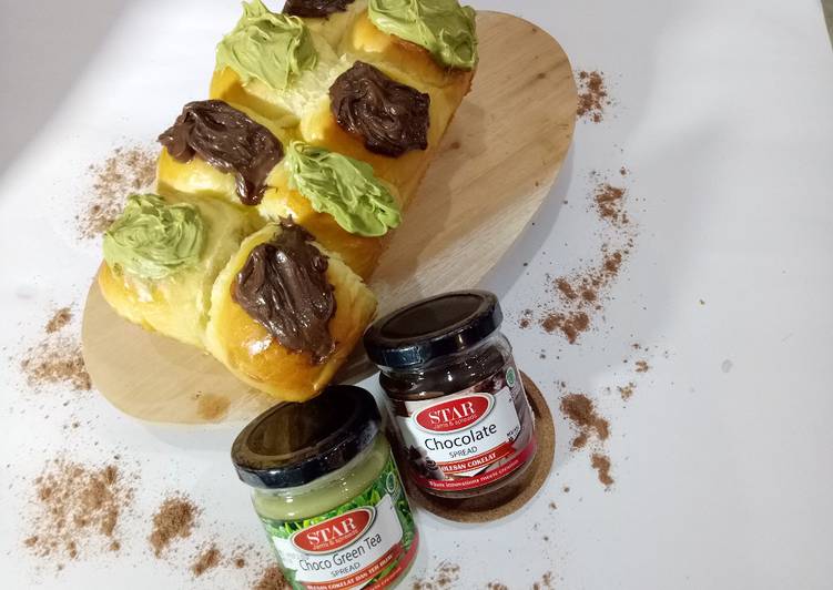 Resep Thai Bread with Green Tea &amp; Choco from STAR Spread Anti Gagal