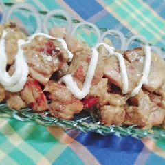 A picture of Malai Tikka Boti.