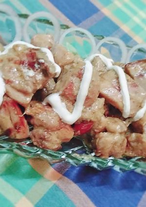 A picture of Malai Tikka Boti.