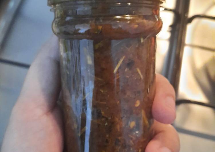 makanan Sambal teri sereh yang Bisa Manjain Lidah