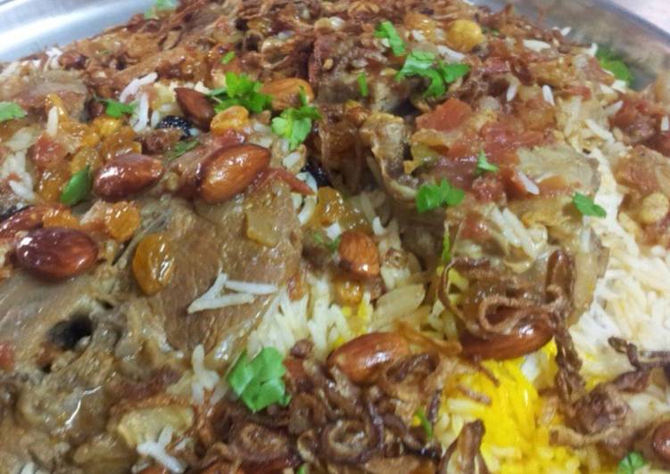 الزربيان باللحم على طريقتي