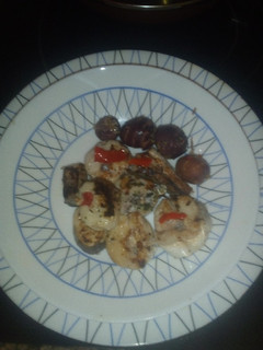 Una foto de Pescadilla a la plancha con un toque de pimiento