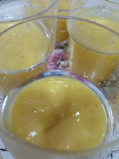 A picture of Mango custard.