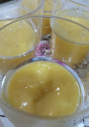 A picture of Mango custard.