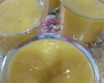 Update, Prepare Recipe Mango custard Delicious