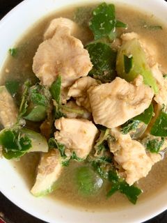 รูปของ แกงเขียวหวานอกไก่ สูตรปรุงน้อย ใส่กะทิน้อย