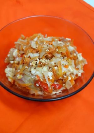 Foto resep Tumis sayur orak arik telur