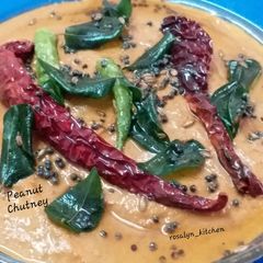 A picture of Andhra Style Peanut Chutney.