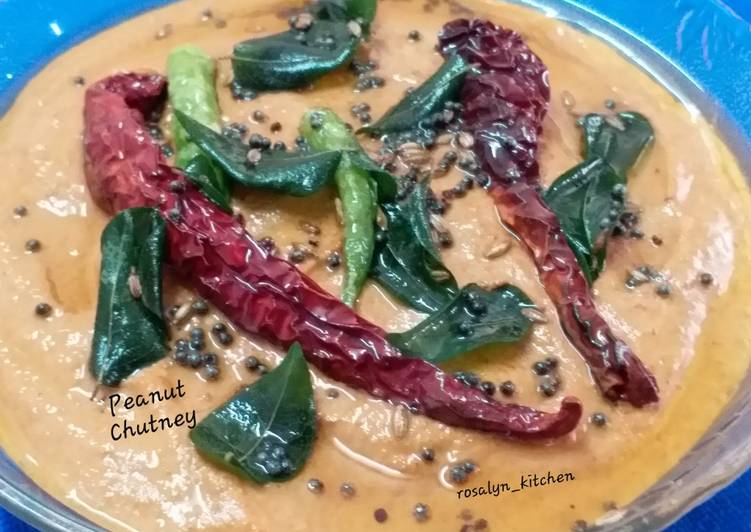 Recipe of Quick Andhra Style Peanut Chutney