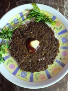 A picture of Ragi Savoury Pan Cake.