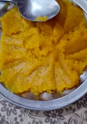 A picture of Desi Homemade Halwa Kaddo.