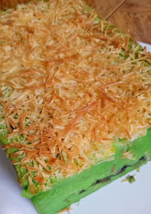 Foto resep Prol tape panggang pandan keju