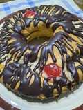 Mi torta-rosca de Pascua de bizcochuelo