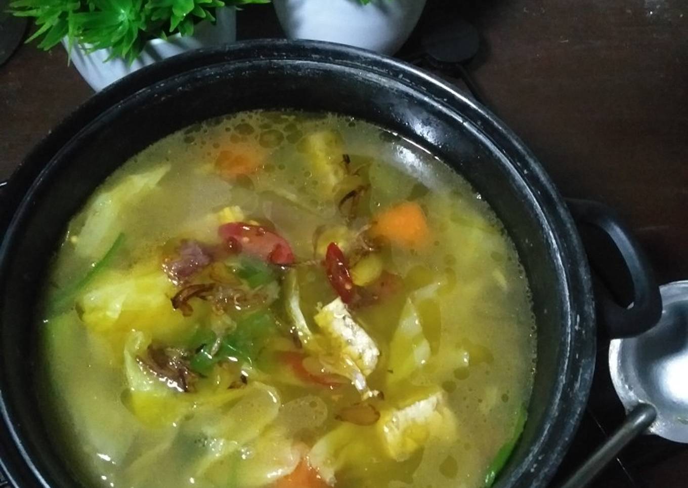 Sayur bening tempe