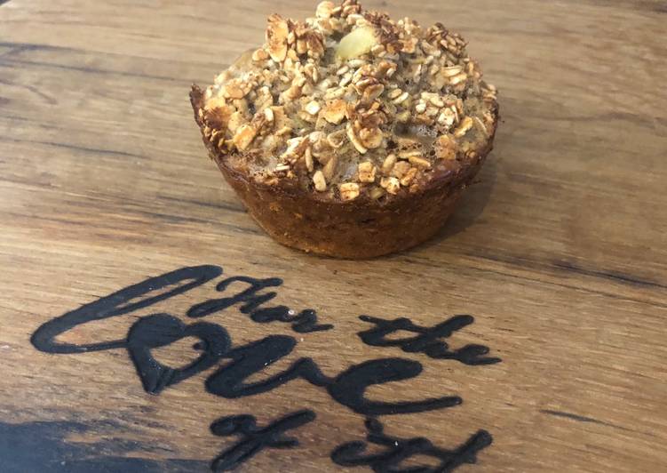 Recipe of Quick Apple Oats Muffins