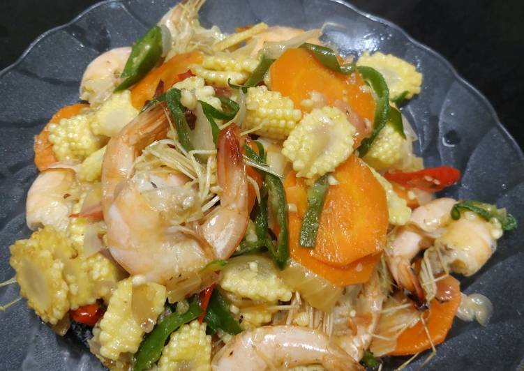 Resep Udang cabe ijo yang Enak Banget
