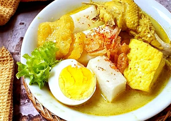 Wajib coba! Resep memasak Lontong Kari Ayam dan Kerecek hidangan Idul Fitri  nagih banget
