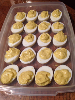 A picture of Deviled Eggs.